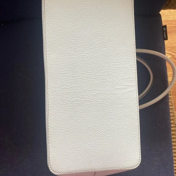 Kate Spade Blue and Tan Leaf Tote - Picture 5 of 6